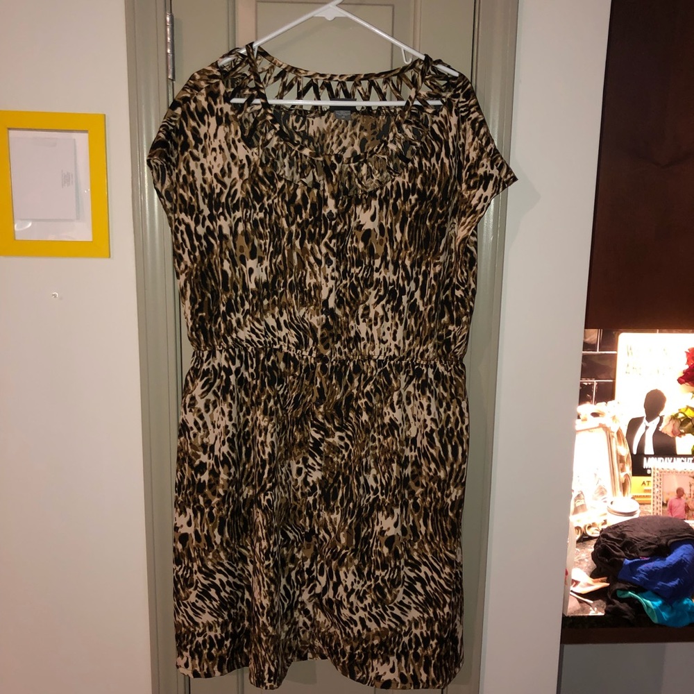 Cheetah print dress 🐆